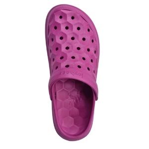 JoyBees Varsity Clog Plum size 8